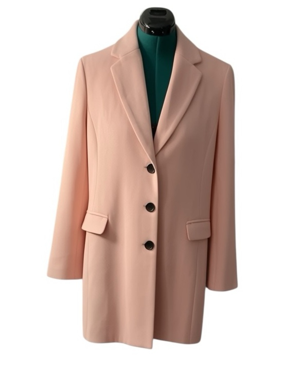 Allegra K Blush Pink Single-Breasted Blazer Jacket P:23” L:36”